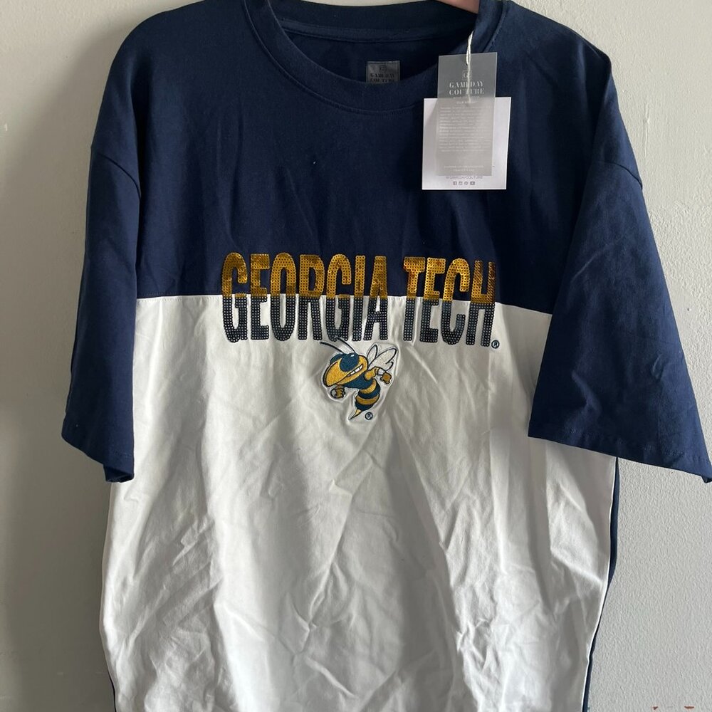 Georgia Tech GameDay Couture Sequin Top